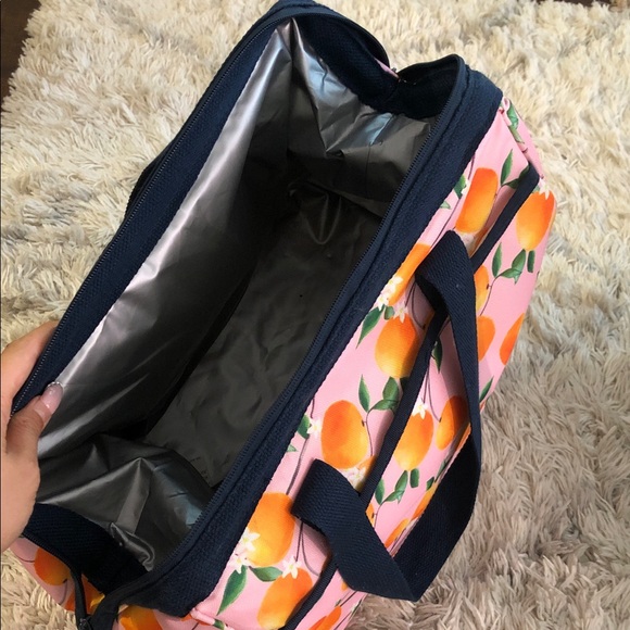 Citrus Cooler Bag - Pink and Orange - Picture 2 of 5
